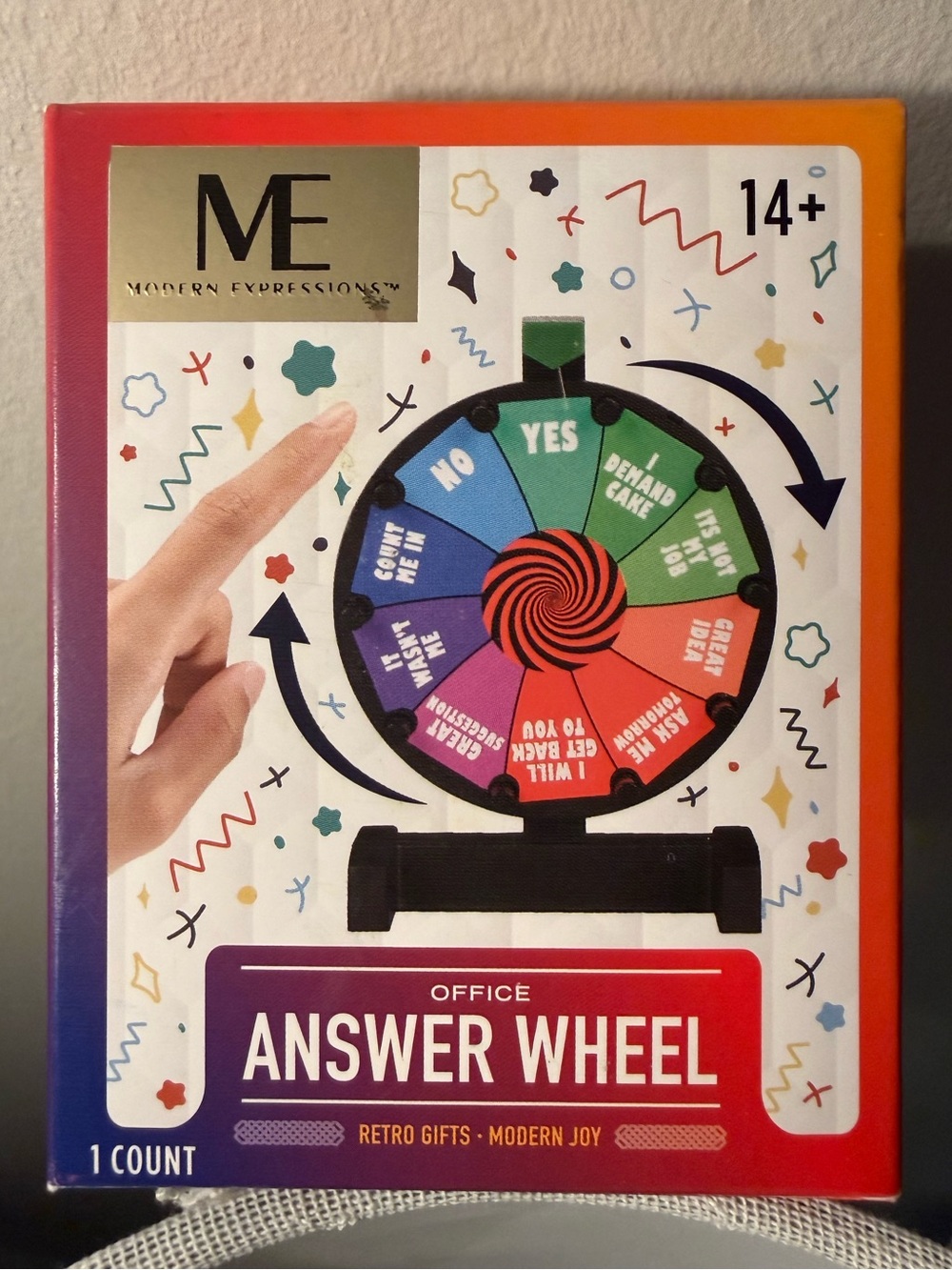 Modern Expressions Decision Wheel - Answer Wheel Multicolor NIB